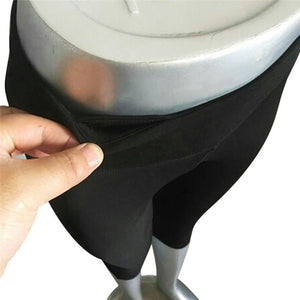 Women's gym capri leggings for yoga training - side view