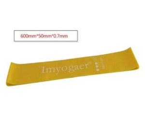 Stretch resistance bands for yoga and pull-up workouts - in use