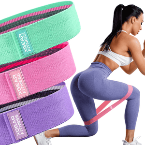 XGear women's butt and hip resistance bands set of 3 - product overview