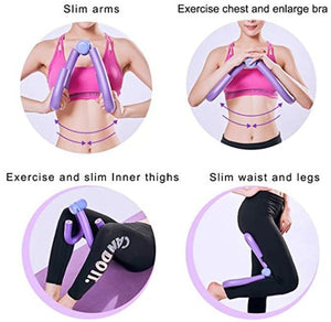 Arm and thigh muscle flexor exercise tool - side view