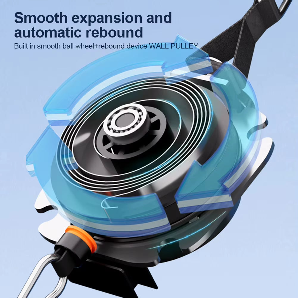 Fitness Pump Resistance Machine Adjustable Resistance Strength Training Puller with Counter Rowing Machine for Home Gym
