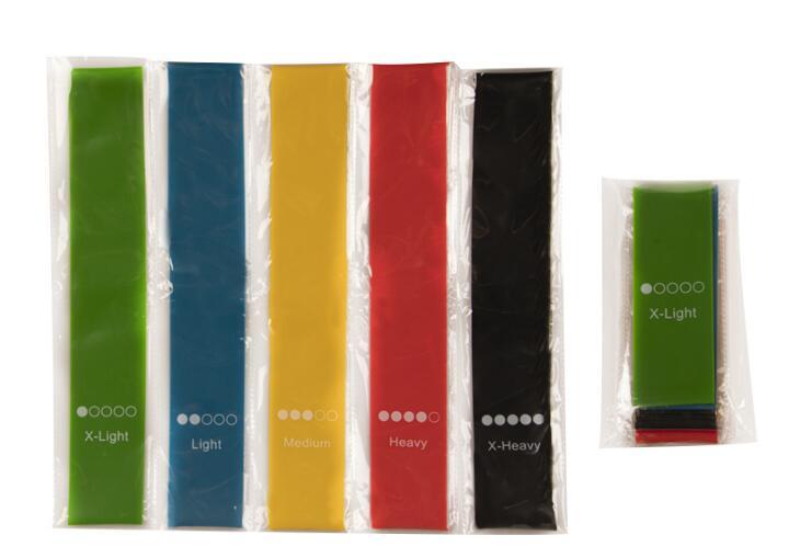 Resistance bands for yoga, stretching and pull-up training - side view