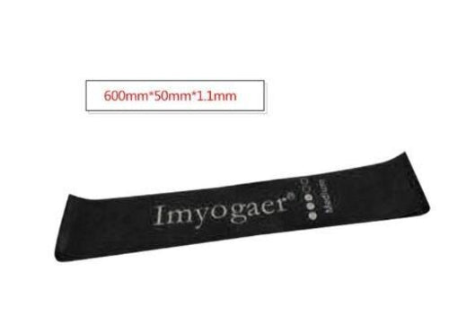 Resistance bands for yoga, stretch and pull-ups - complete product view black in colour