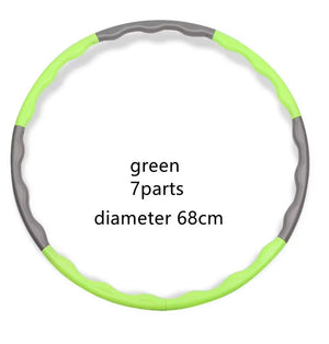 1X 9/8/7 Tubes Yoga Detachable Pilates Hoop Waist Exercise Slimming Sports Hoops Body Building Massage Gym Loss Weight Hoop