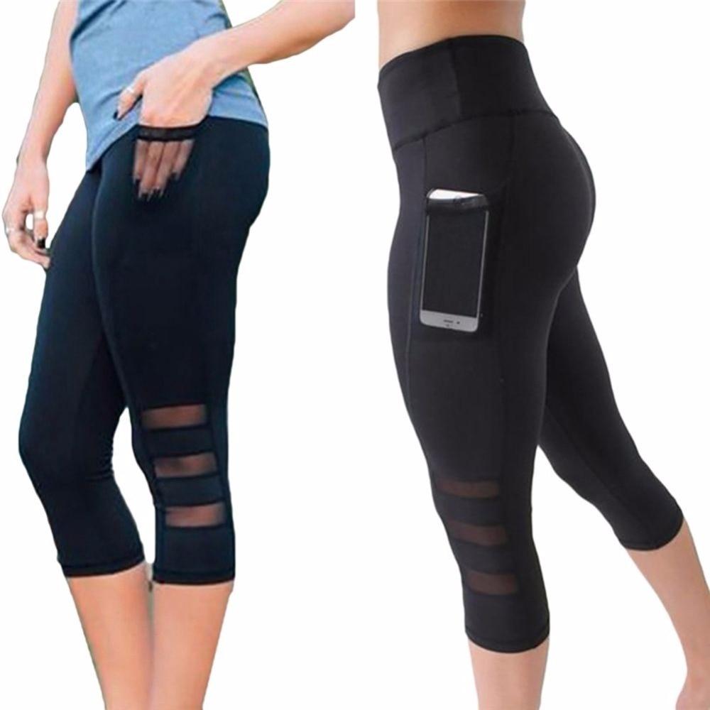 Women's capri sport leggings for yoga and gym - product overview