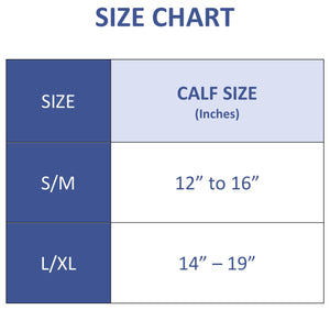 calf size inch 12 * 16 and 14*19