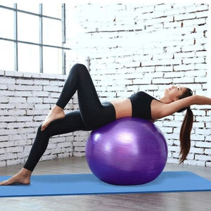 Fitness yoga ball for home exercise and core training - front view