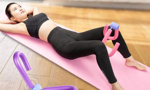 Muscle strengthening flexor for thigh and arm workouts - front view